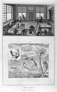Mosaic makers, 1751-1777. Artist: Unknown