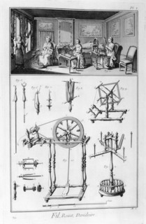 Spinnin wheel, 1751-1777. Artist: Unknown