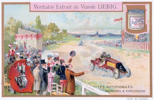 The car engines spark-ignition, 1890-1910. Artist: Unknown