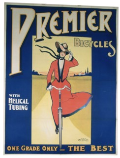 Poster Advertising 'Premier Bicycles', 20th century. Artist: Unknown