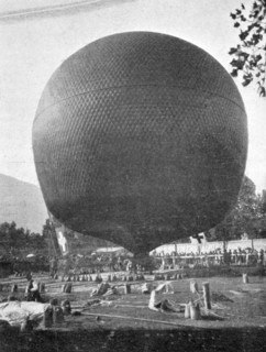 Balloon, 1888. Artist: Unknown