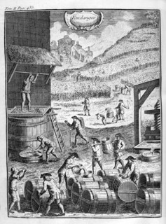 Grape harvest, 1775. Artist: Unknown