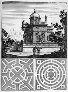 House and garden design, 1664. Artist: Georg Andreas Bockler