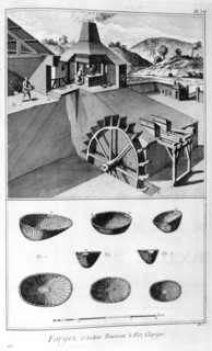 A forge, ironworks, 1751-1777. Artist: Denis Diderot