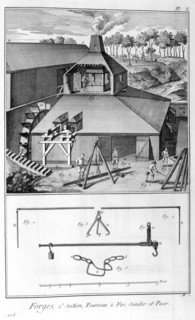 A forge, ironworks, survey and weigh 1751-1777. Artist: Denis Diderot