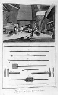 A forge, 1751-1777. Artist: Denis Diderot