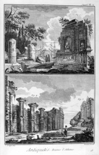 Ruins of Athens, 1751-1777. Artist: Bernard