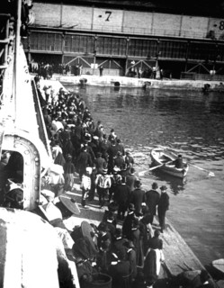 Visitors to Port Doumen, Saigon, Vietnam, 1900. Artist: Unknown