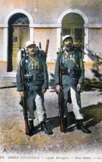 Two French Foreign Legionnaires, 20th century. Artist: Unknown