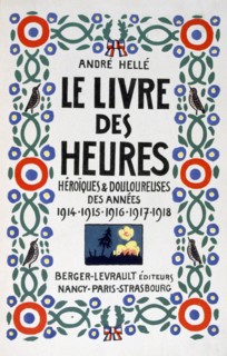 Frontpage of Le Livre des Heures, 1919. Artist: Andre Helle