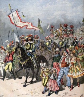 French carnival of the fattened ox, in former times, 1891. Creator: Henri Meyer.