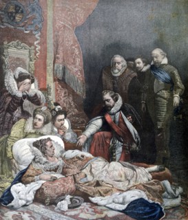'Death of Queen Elizabeth', 1892. Artist: Unknown