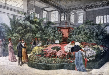 Horticulture exposition, Cours La Reine, Paris, 1892. Creator: F Meaulle.