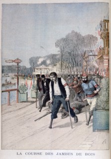 'The Race of the Wooden Legs', 1895. Artist: Henri Meyer