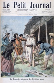 A French captive, Tonkin, Vietnam, 1895. Artist: Oswaldo Tofani