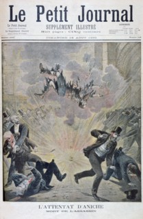 Death of an anarchist assassin, Aniche, France, 1895. Artist: Henri Meyer