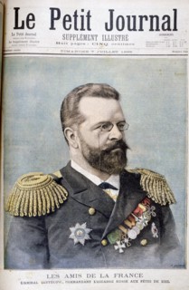Admiral Nikolai Skrydlov, Russian naval officer, 1895. Creator: F Meaulle.