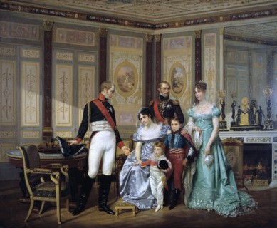 'The Empress Josephine Presenting her Children to the Emperor Alexander at Malmaison', c1839-1879 Artist: Jean Louis Victor Viger