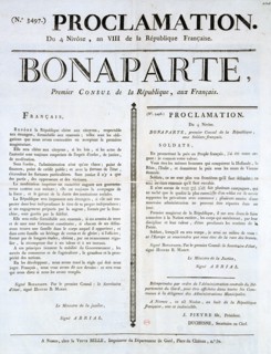 'Proclamation of Napoleon as 1st Consul', 19th century. Artist: Unknown