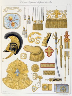 Chevau-Légers de la Garde du Roi, Insignia Artist: Eugene Titeux