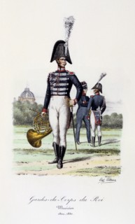'Gardes-du-Corps de Roi, Musicien', 1820-30. Artist: Eugene Titeux