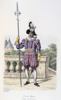 'Cent-Suisses, Tenue de Cèrèmonie', 1814-17. Artist: Eugene Titeux