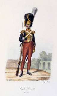 'Cent-Suisses', 1814-17. Artist: Eugene Titeux