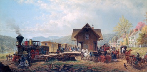 'The 9:45 Accommodation', 1867. Artist: Edward Lamson Henry