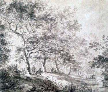 'A Group of Trees at the Edge of Water', 1643. Artist: Jan Dirksz Both