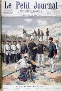 The Hova army, Madagascar, 1895. Creator: F Meaulle.
