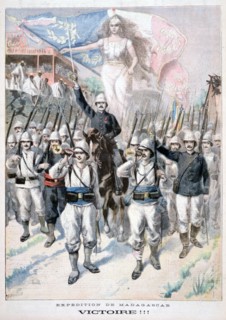 Victory!!, French intervention in Madagascar, 1895. Creator: F Meaulle.