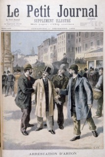 The arrest of Arton, 1895. Artist: Frederic Lix