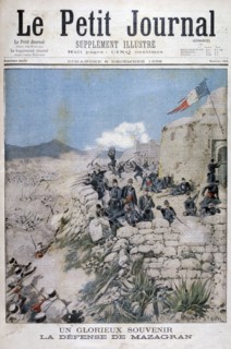 The defence of Mazagran, Algeria, 1896. Artist: Henri Meyer