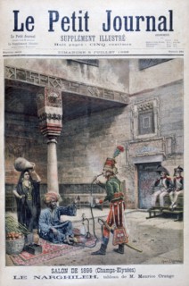 'The Narguileh', Egypt, 1896. Artist: Maurice Orange