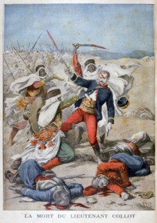 Death of Lieutenant Collet, Algeria, 1896. Artist: Henri Meyer