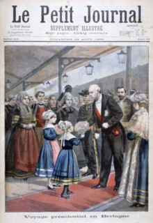 The President of the French Republic visiting Brittany, 1896. Artist: Unknown
