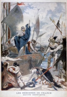 St Genevieve, heroine of France, 1896. Artist: Lionel Noel Royer