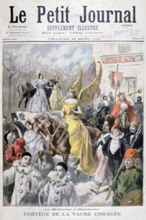 Mid-Lent celebrations, Paris, 1896. Creator: F Meaulle.