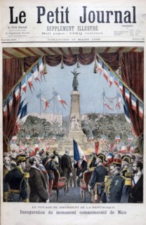 President Faure at the inauguration ceremony of a monument in Nice, 1896. Artist: Henri Meyer