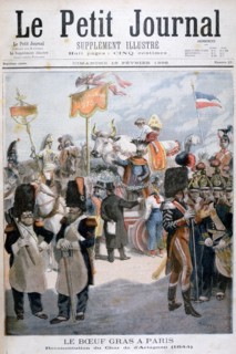 Fatted ox celebrations in Paris, 1896. Creator: F Meaulle.