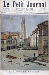 The catastrophe of Voiron, France, 1897. Artist: Henri Meyer
