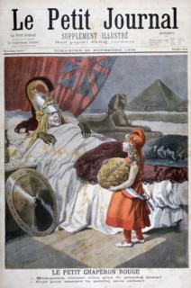 Little Red Riding Hood, 1898. Creator: F Meaulle.