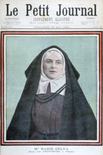 Marie Delna in the opera 'Prophète', 1898. Artist: Unknown