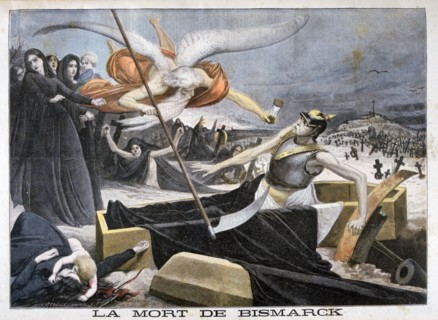The death of Bismarck, 1898.  Creator: F Meaulle.