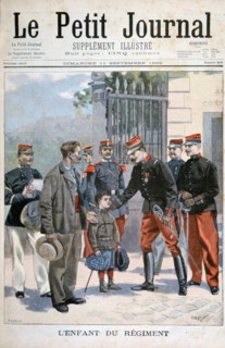 The child of the regiment, 1898. Creator: F Meaulle.