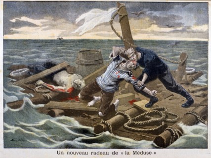 The new 'Raft of the Medusa', 1899.  Creator: F Meaulle.
