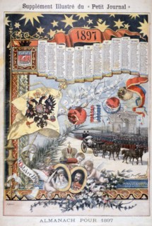 Calendar for 1897.  Creator: F Meaulle.