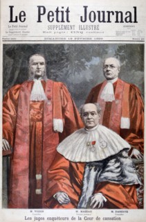 The judges of the Supreme court of appeal, France, 1899.  Artist: Oswaldo Tofani