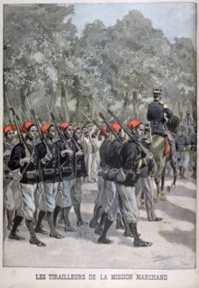 Riflemen, France, 1899. Artist: Oswaldo Tofani