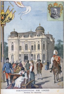 The Austrian pavilion at the Universal Exhibition of 1900, Paris, 1900. Artist: Unknown